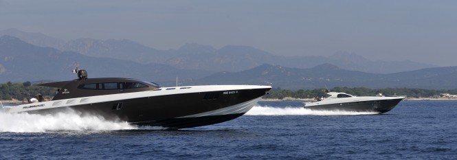 OTAM Millennium 80 superyacht at full speed OTAM Millennium 80 superyacht at full speed