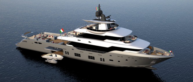 Sale of Oceanic Yachts 140′ motor yacht Hull #1