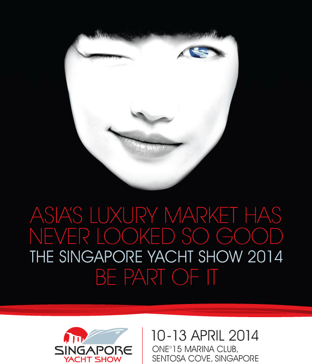 Luxury superyachts VERTIGO, EXUMA and CLOUD 9 to be present at the 2014 Singapore Yacht Show
