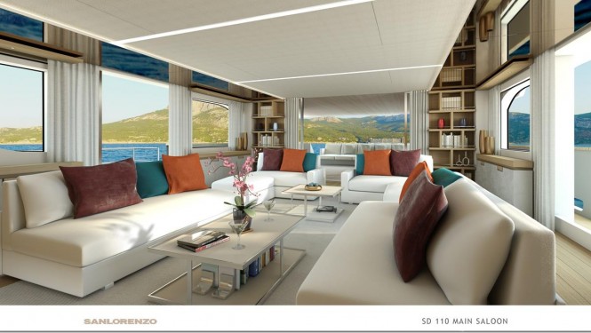 Sanlorenzo SD110 Yacht - Main Saloon Sanlorenzo SD110 Yacht - Main Saloon