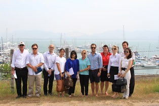 Superyacht Australia Asian Engagement Trade Mission - Site Visit Yacht Haven Marina Phuket Superyacht Australia Asian Engagement Trade Mission - Site Visit Yacht Haven Marina Phuket