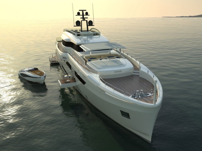 Wider 150 Yacht - front view Wider 150 Yacht - front view