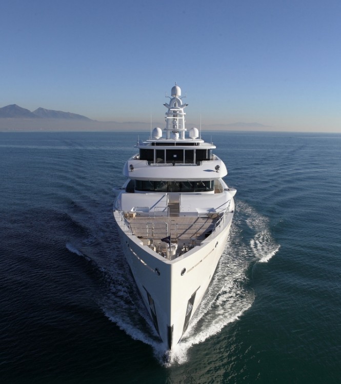 Superyacht Grace E - front view Superyacht Grace E - front view