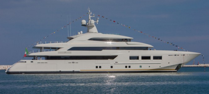 New 61m motor yacht CRN 133 launched by CRN