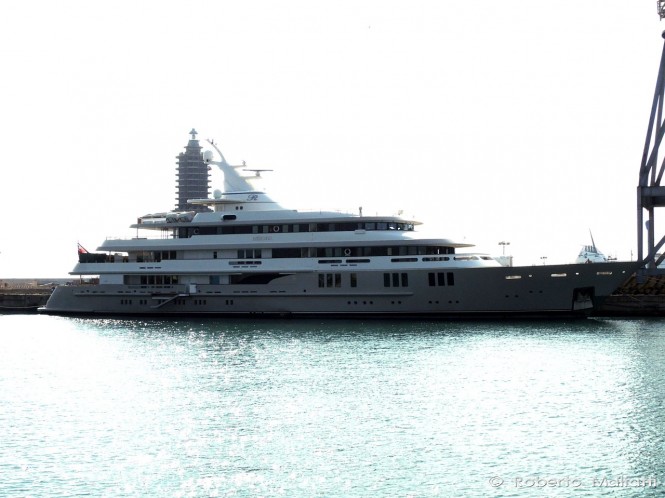 Photos of 76m Mega Yacht REBORN in Livorno, Italy