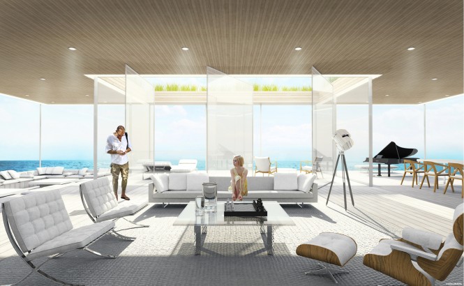 Aboard motor yacht GLASS concept Aboard motor yacht GLASS concept