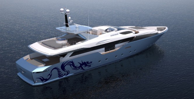 Admiral Yachts working on construction of 45m motor yacht FLYING DRAGON (ex Capri)