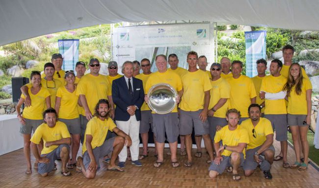 Freya, Division B winner. Loro Piana Caribbean Superyacht Regatta & Rendezvous 2014. Photo Carlo Borlenghi/ Superyacht Media