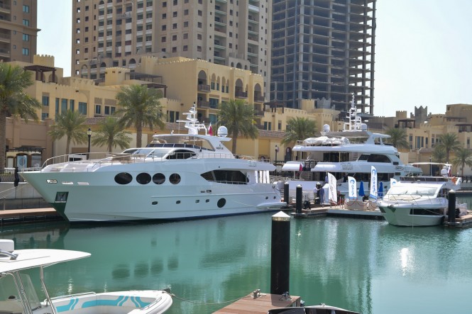 Most impressive fleet of luxury yachts by Gulf Craft on display in Doha