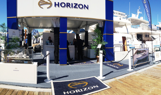 A very successful 2014 Miami Yacht & Brokerage Show for Horizon Yachts