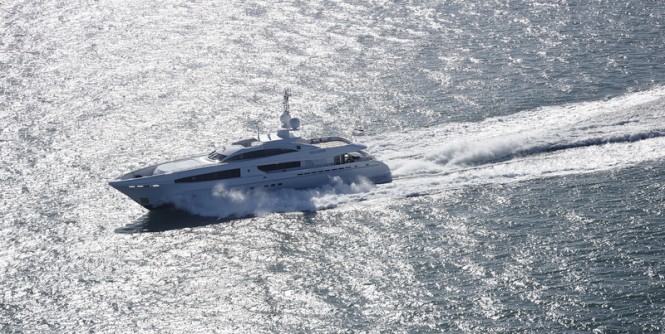 Luxury yacht Galatea under sea trials - Image credit to Dick Holthuis Luxury yacht Galatea under sea trials - Image credit to Dick Holthuis