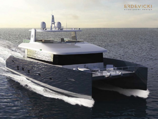 Ivan Erdevicki announces further development of catamaran motor yacht KingCAT80 design