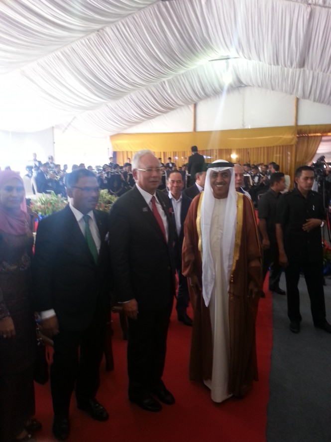Mr. Mohammed Alshaali, Chairman of Gulf Craft, and the Prime Minister of Malaysia, YAB Dato’Sri Mohd Najib Tun Haji Abdul Razak