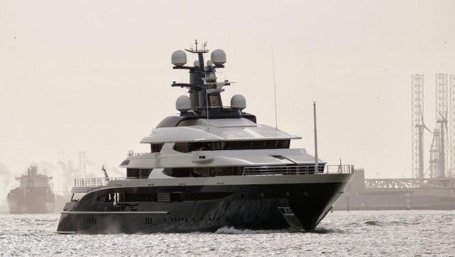 Photos of OCEANCO Y709 Yacht under sea trials