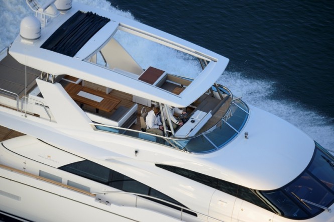 S78 Hard-Top Yacht from above S78 Hard-Top Yacht from above