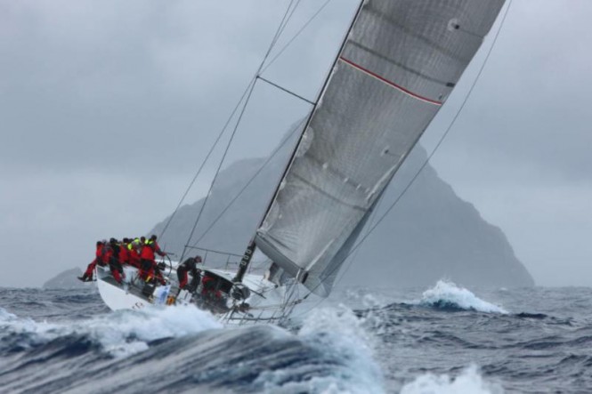 Sailing yacht SHOCKWAVE wins 2014 RORC Caribbean 600