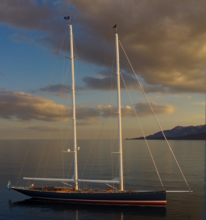 New 52m superyacht DONA FRANCISCA to feature full suit of Doyle Stratis sails