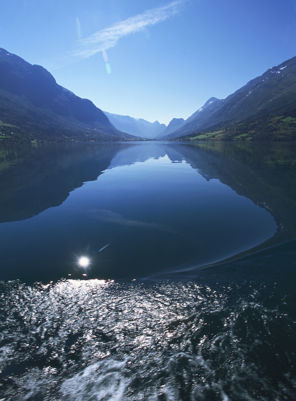 The Fjords from aboard a Superyacht The Fjords from aboard a Superyacht