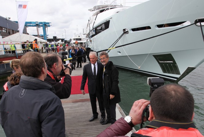 The official British launch of ‘Sunseeker 155 Yacht’ motor yacht BLUSH