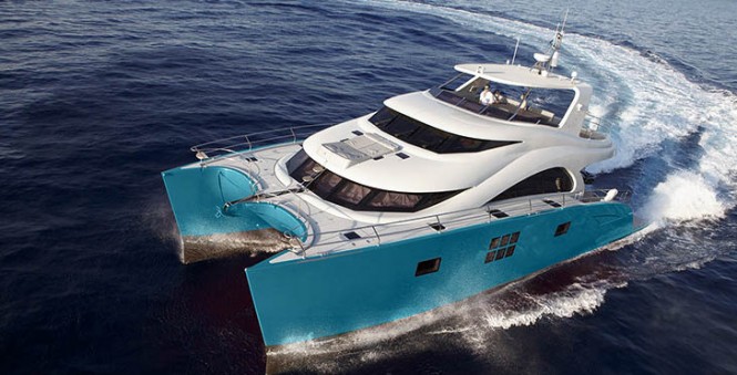 Launch of 60 Sunreef Power Yacht Hull #5