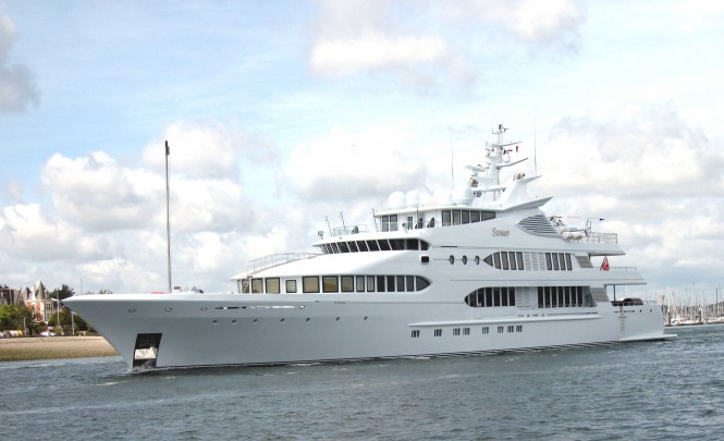 77m mega yacht SAMAR chooses Pharostar VSAT service provided by e3 Systems