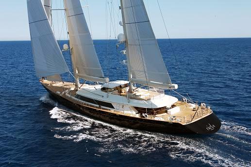 Rig refit for 56m Perini Navi sailing yacht ASAHI at RSB Rigging Solutions