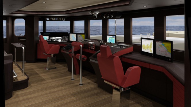 FOREVER ONE Yacht - Wheelhouse FOREVER ONE Yacht - Wheelhouse