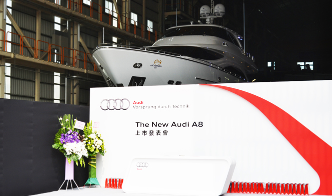 Horizon Yachts and Taiwan Audi team together