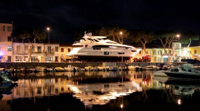 New motor yacht Azimut Grande 95RPH launched by Azimut Yachts