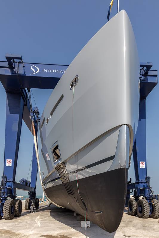 Launch of luxury motor yacht PHILMI