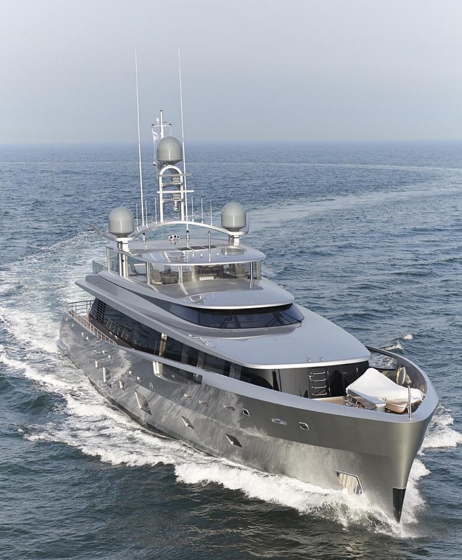 Luxury yacht COMO - front view - Image courtesy of Feadship Luxury yacht COMO - front view - Image courtesy of Feadship