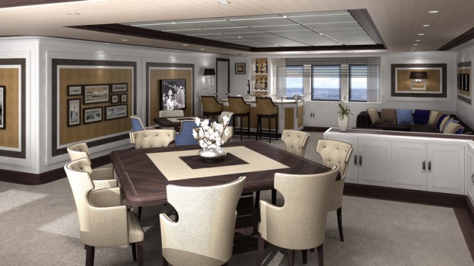 Luxury yacht FOREVER ONE - Dining Luxury yacht FOREVER ONE - Dining