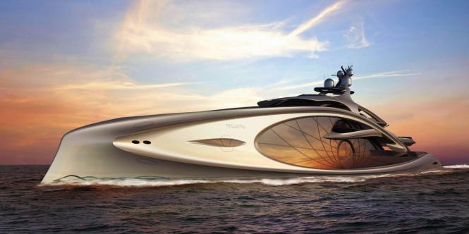 Luxury yacht Nouveau concept Luxury yacht Nouveau concept