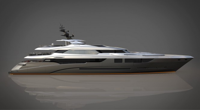 Keel laying of first 60m Mondo Marine motor yacht SARASTAR (M60)