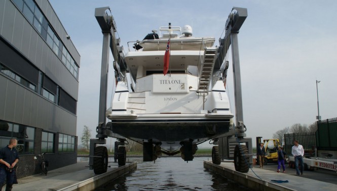 Mulder 70 Futura motor yacht TITA ONE (ex Ingeborg) back home and for sale