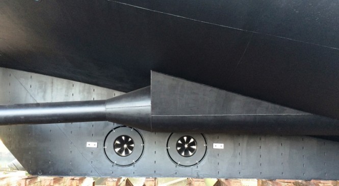 NAIA Yacht - Voith stern thrusters
