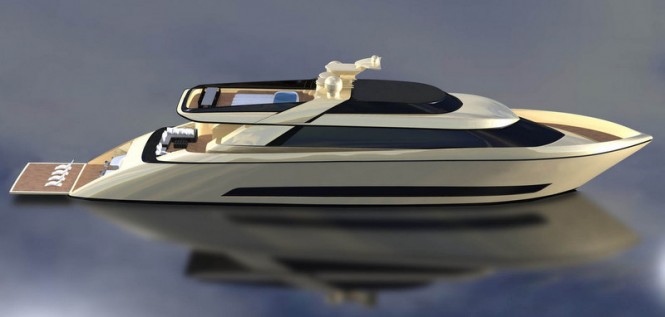 IP.YD studio reveals new motor yacht PRIMO 103 design
