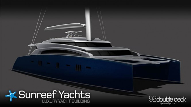 New catamaran-yacht Sunreef 92 Double Deck project unveiled by Sunreef Yachts