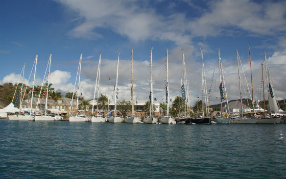 Oyster Regatta Antigua 2014 with participation of 35 Oyster yachts