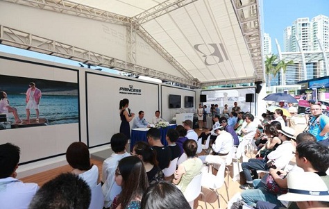 Princess Yachts in Hainan, China Princess Yachts in Hainan, China