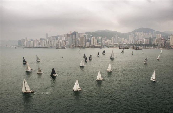 Fleet of 34 international yachts start Rolex China Sea Race