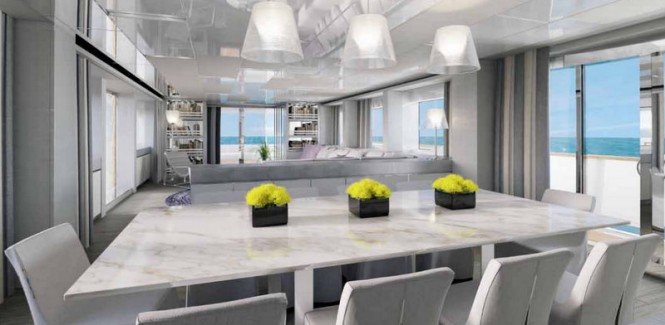 SD126-40 Yacht by Sanlorenzo - Dining SD126-40 Yacht by Sanlorenzo - Dining