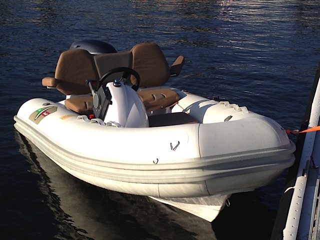 New Alessandro Marchi ST355 yacht tender on display at China (Shanghai) Boat Show 2014