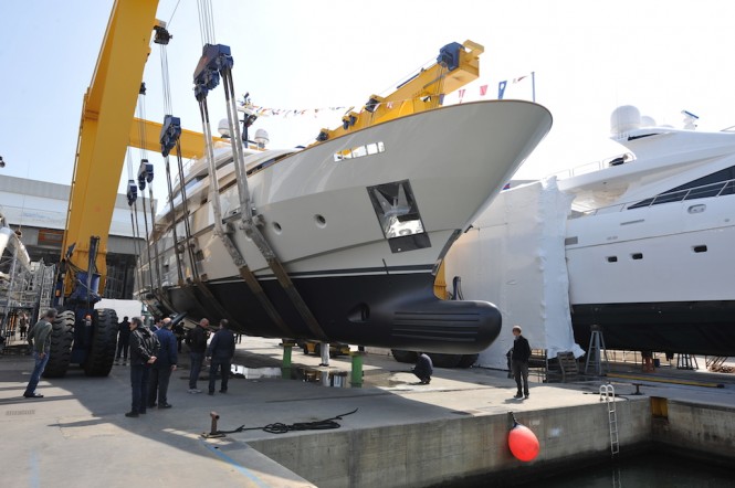 SD112 Motor Yacht “O” by Sanlorenzo launched