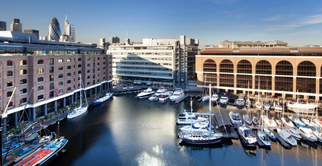 St Katharine Docks – Central London’s leading visitor and event superyacht marina