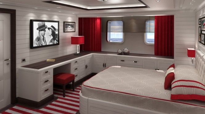 Superyacht FOREVER ONE - Guest cabin Superyacht FOREVER ONE - Guest cabin