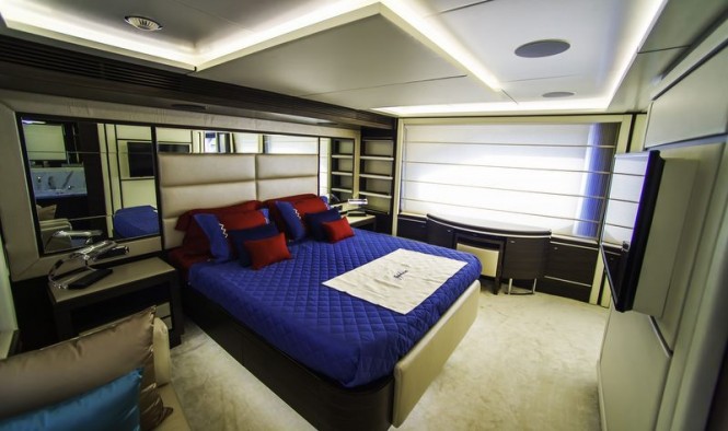 Superyacht ZAPHIRA - Cabin - Image credit to Alberto de Abreu Sodre Superyacht ZAPHIRA - Cabin - Image credit to Alberto de Abreu Sodre