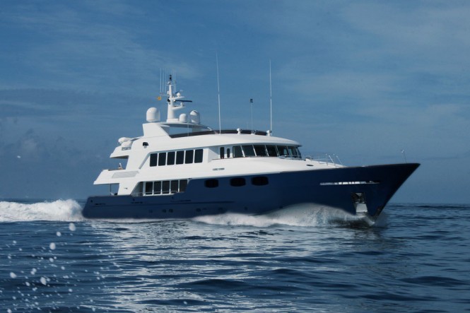 The 142-foot motor yacht Chevy Toy will be attending the 2014 Newport Charter Yacht Show The 142-foot motor yacht Chevy Toy will be attending the 2014 Newport Charter Yacht Show