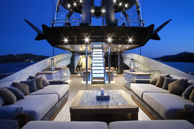 5 Palmer Johnson-built Lady M superyacht - Bridge Deck Palmer Johnson-built Lady M superyacht - Bridge Deck