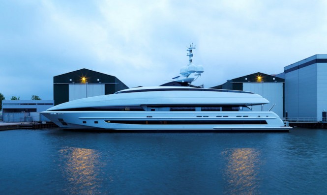 50m superyacht Crazy Me - Photo by Dick Holthuis 50m superyacht Crazy Me - Photo by Dick Holthuis